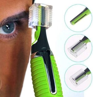 B0F9VPM5XL- Touch Max Multi-function Stainless Steel Nose Ear Face Neck Eyebrow Hair Trimmer Shaver Removal Clipper Cleaner Epilator With LED Light for MEN and WOMEN