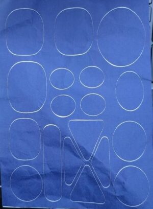 1Pcs only 20X15Cm Self-Adhesive Black Patches on Clothes Down Jackets Umbrella Hole Repair No Need Iron Washable Waterproof Clothing Patch Sticker - Befor Buy See photos (C NavyBlue)-B0F7NW61CV