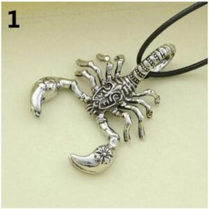 (Gold color) Men Hip Hop Jewelry Scorpio Long Chain (gold) Color Scorpion Pendant Necklace for Men Women Punk Rock Christmas Jewelry Gift-B0CVG2KZ2F