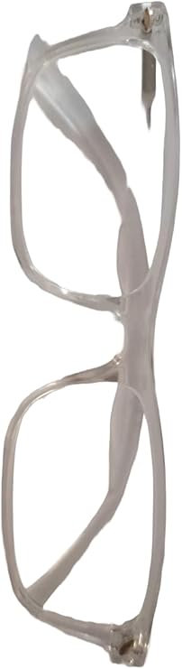 MySouq-Store Plastic Colored Reading Glasses for Men and Women (Transparent)-B0F846Y4J6