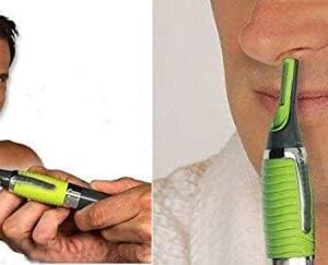 B0F9VPM5XL- Touch Max Multi-function Stainless Steel Nose Ear Face Neck Eyebrow Hair Trimmer Shaver Removal Clipper Cleaner Epilator With LED Light for MEN and WOMEN