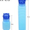 (1 Pcs) Emergency Urinal，+1Pcs Femal Urinal Shrinkable Urinal，Car Urinal，Portable Mini Outdoor Camping Travel Shrinkable Personal Mobile Toilet Potty Pee Bottle for Kids Adult (750 ML)-B0F7MVL914