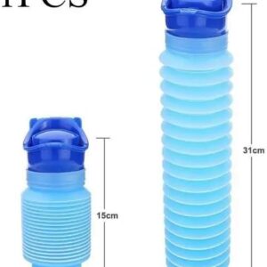 41kE6iFHQTL._AC_SX569_ (1 Pcs) Emergency Urinal,+1Pcs Femal Urinal Shrinkable Urinal,Car Urinal,Portable Mini Outdoor Camping Travel Shrinkable Personal Mobile Toilet Potty Pee Bottle for Kids Adult (750 ML)-B0F7MVL914