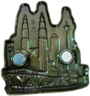 Metal 3D Cute Magnet Fridge Sticker Magnet Decoration Home Souvenir As Shown (MALAYSIA)--B0DCBZTHVY