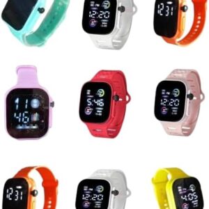 B0DKSWB1G8--MySouq-Store [1Pcs] Led Display Digital Kids Watches Sport Boys Girls Luminous Children’s Electronic Wristwatch Students Clock Watches Relojes 2024 inside Gift Box, No Stopwatch No Alarm