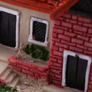 .6 * 4.5 * 7.5cm Color: as shown - Cute Mini Resin House Miniature House Fairy Garden Landscape Home Garden Decoration Resin Crafts Styles Multiple color--B0C2DGWTC4