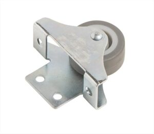 B0F89KD1CB-- Fixed 4 Pcs Rolling Casters, Small Casters, one Way Furniture Moving Forward and Back Only Base - Wheel Diameter 2.5 cm = I Inche