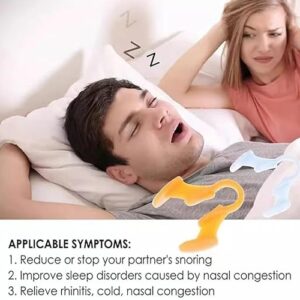 5169uGEgt0L._AC_SX522_ --B0DXFPLYHK- offer Silicone Anti Snoring Nasal Dilator Improve Sleep Silicone Nose Clip Sleeping Aid Prevention Gadget Anti-Snoring Devices (Random Color) (Medium, 2, pair)