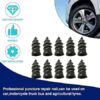 10Pcs Vacuum Tyre Repair Nail Kits for Wheels Car Motorcycle Scooter Rubber Tubeless Tire Repair Tool Glue Free Repairing Tire Nail Randomly-B0DJBSZ8RR