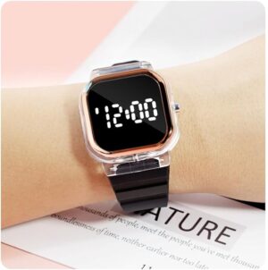B0FB87SLZC- Led Display Digital Kids Watches Sport Boys Girls Luminous Children’s Electronic Wristwatch Students Clock Watches Only Time And Date Shows