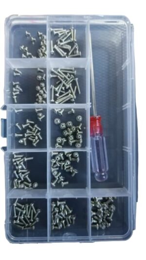Laptop Notebook Nickel Screws Set Computer Electronic Digital Mini Mechanical Assortment Repair Kit Hardware (200Pcs-TZN020015012)-B0F932S5BR