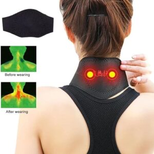 B0F1DXNRXT- Neck Support Massager 1Pcs Tourmaline Self-heating Neck Belt Protection Spontaneous Heating Belt Body Massager