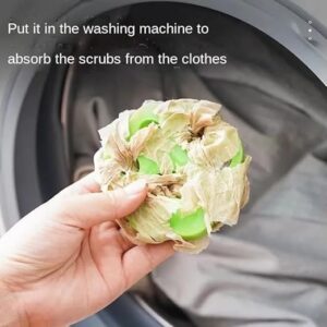 B0F8NCF5HN-- Click to see full view  2-Pack Pet Sticker Clothes Dust Remover Washable Reusable Lint Dog Hair Filter Ball Washing Machine Accessories Random Color