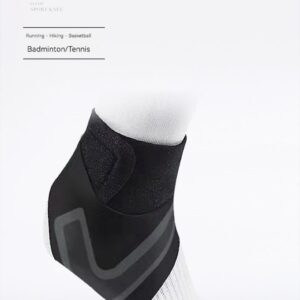 51FnPOfU7pL._SL1299_ 1 Pcs Ankle Brace Adjustable Compression Ankle Support Elastic Ankle Guard Pain Relief Strap Basketball Ankle Brace Support (X-Large, Right)-B0DKNY52BY