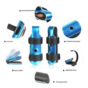Adjustable Finger Splint Support, Aluminium Foam Immobilization Brace, Select Your Size (Large 9.5Cm)--B0F79PQK1W