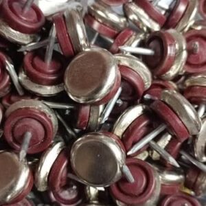 [15 Pcs- 20mm ] Small & medium Mixed Thickened Furniture Glide,Nail-On Nylon Slider Pad Floor Protector for Wooden Leg Feet Of Chair Table Sofa Browne-B0F9LNFSPP
