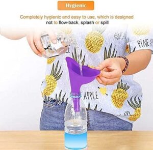 B0CCLBSCYV- Grantee for woman urinal outdoor travel camping portable silicone female urination device female (Random Color May Apply)