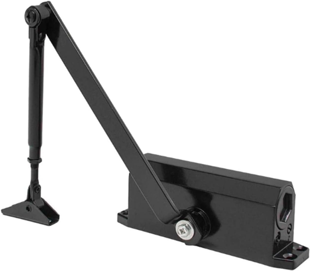 MySouq-Store 1Pcs Dafash for Doors - DC60K Black Door Deadbolt - Hydraulic Automatic 60،همخ Door Lock Machine Size - غالق اتوماتيك للابواب هيدروليكي حتي وزن 59 كيلو لون اسود--B0F6YZTKD1