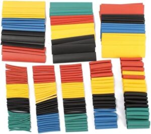 B0CV5Y3ZPL- 164 pcs 2:1 Heat Shrink Tubing Kit Heat Shrink Tubes Wire Wrap, Electric Insulation Assorted Sleeving Tube Wrap Cable Wire Kit for DIY