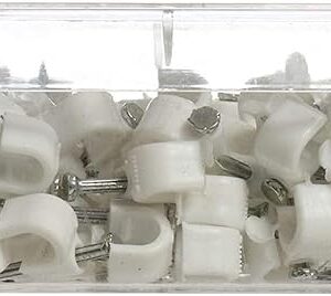 (100 Pieces) Wood Mounted Wire Box with Solid Screw (10mm)-B0F8NKWBHY