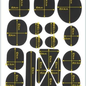 51Ud835MFuL._AC_ 1Pcs only 20X15Cm Self-Adhesive Black Patches on Clothes Down Jackets Umbrella Hole Repair No Need Iron Washable Waterproof Clothing Patch Sticker - Befor Buy See photos (B Blue)--B0DJ7X1S76