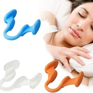 B0DXFM9336-offer Silicone Anti Snoring Nasal Dilator Improve Sleep Silicone Nose Clip Sleeping Aid Prevention Gadget Anti-Snoring Devices (Random Color) (Small, 2, one pair)