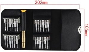 B0F84Y4VL5- 25 in 1 Precision Screwdriver Set, DIY Mini Repair Tool Kit for PC, Glasses, Mobile Phone, Laptop, Watch, Drone with Leather Case...Pcs (5)