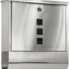 B0F849KH3F--MySouqEg.Store 1Pcs- Complaint and Suggestions Box ‎Outdoor Wall Mounted Stainless Steel Mailbox Warehouse Apartment Home Garden Letterbox Vertical Locking Mail Post Box 34X32X11Cm