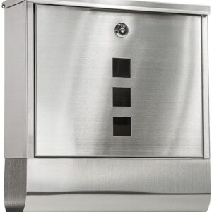 B0F849KH3F--MySouqEg.Store 1Pcs- Complaint and Suggestions Box ‎Outdoor Wall Mounted Stainless Steel Mailbox Warehouse Apartment Home Garden Letterbox Vertical Locking Mail Post Box 34X32X11Cm
