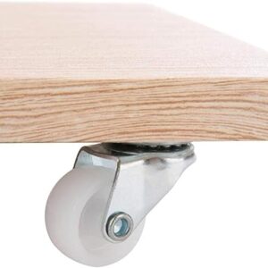 51iYPwdfHUL._SX522_ --B0F89C9MD4- Swivel Caster Wheels 2 Inch – White Nylon Wheels – Set of 4 – 360° Rotation for Furniture & Trolleys