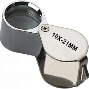 51kE8yu9CTL._AC_SX679_ B018V46B4A--Aiernuo Loupes 10x Glass Jeweler Loupe Loop Eye Magnifier Magnifying Magnifier Metal Body Silver (10x21mm)