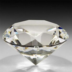 --B0CVSFGN24-MySouq-Store Crystal Diamond Craft Desktop Ornaments Romantic Chrismas Gifts Home Decoration Clear Glass Crystal Diamond Faceted Raw Gemstone (30mm(W))