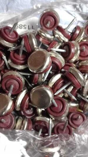 [15 Pcs- 20mm ] Small & medium Mixed Thickened Furniture Glide,Nail-On Nylon Slider Pad Floor Protector for Wooden Leg Feet Of Chair Table Sofa Browne-B0F9LNFSPP