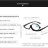 B0F5YCY3KV- 1PC Magnifying Glasses Rotating Makeup Reading Glasses Anti Blue Light Make-up presbyopic Eyeglasses Diopter +1.0 To +4.0
