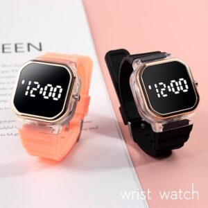 B0FB87SLZC- Led Display Digital Kids Watches Sport Boys Girls Luminous Children’s Electronic Wristwatch Students Clock Watches Only Time And Date Shows