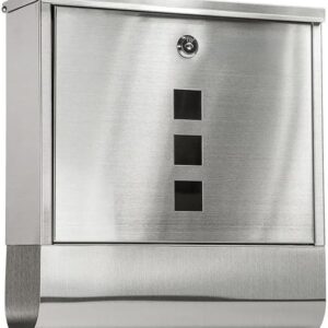 B0F849KH3F- 1Pcs- Complaint and Suggestions Box ‎Outdoor Wall Mounted Stainless Steel Mailbox Warehouse Apartment Home Garden Letterbox Vertical Locking Mail Post Box 34X32X11Cm