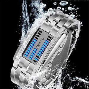 B091J79969-skmei Casual Watch For Men LED Stainless Steel - SK37