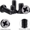 B09X45T9MW--250Pcs M2 M2.5 M3 KM Screw Flat Head Phillips Screws Laptop Notebook Screws Set Kit for computer small screw