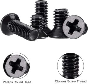 B09X45T9MW--250Pcs M2 M2.5 M3 KM Screw Flat Head Phillips Screws Laptop Notebook Screws Set Kit for computer small screw