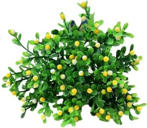 [1PCs -As Shown - Random Green ] Artificial Flower DIY Wedding Colorful Flower Bouquet Plastic Plants Fake Flowers For Garden Porch Window Home Room Table Decor--B0CSX1J2ZW