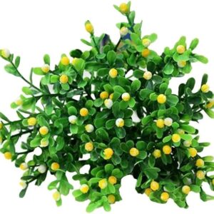 [1PCs -As Shown - Random Green ] Artificial Flower DIY Wedding Colorful Flower Bouquet Plastic Plants Fake Flowers For Garden Porch Window Home Room Table Decor--B0CSX1J2ZW