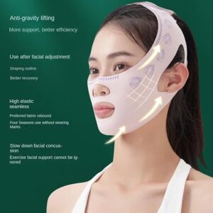 B0B5B92SR9- Reduce Double Chin Lift Up Face Strap Belt Mask Elasticity Anti-Wrinkle Lift Oval Mask Reusable Beauty Face Slimming Strap Neck