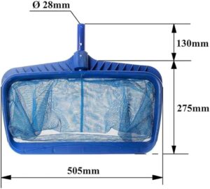 B0CTFB425L- 1PCs Pool Skimmer Net, Heavy Duty Leaf Rake Cleaning Tool, Fine Mesh Deep Bag Catcher with Strong Plastic Frame for Cleaning Swimming Pool & Pond