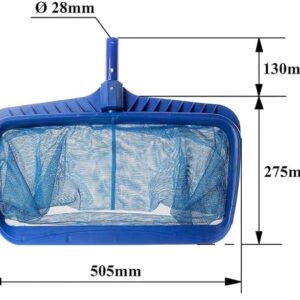 B0CTFB425L- 1PCs Pool Skimmer Net, Heavy Duty Leaf Rake Cleaning Tool, Fine Mesh Deep Bag Catcher with Strong Plastic Frame for Cleaning Swimming Pool & Pond