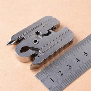B0CFGC6R4K-[ 1Pc ] Swiss EDC Tech Portable Pocket Mini 15 In 1 Folding Pliers Screwdriver Combination Kit Outdoor Multifunction Tool Gear