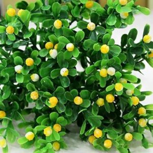 [1PCs -As Shown - Random Green ] Artificial Flower DIY Wedding Colorful Flower Bouquet Plastic Plants Fake Flowers For Garden Porch Window Home Room Table Decor--B0CSX1J2ZW