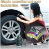 10Pcs Vacuum Tyre Repair Nail Kits for Wheels Car Motorcycle Scooter Rubber Tubeless Tire Repair Tool Glue Free Repairing Tire Nail Randomly-B0DJBSZ8RR