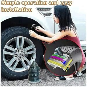 10Pcs Vacuum Tyre Repair Nail Kits for Wheels Car Motorcycle Scooter Rubber Tubeless Tire Repair Tool Glue Free Repairing Tire Nail Randomly-B0DJBSZ8RR