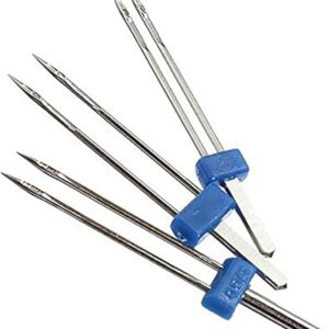B0993RQJ7M-- Roll over image to zoom in Sewing Machine Accessories Double Twin Needle Pins for Butterfly Brother Singer - Pack of 3