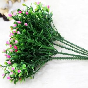 [1PCs -As Shown - Random Green ] Artificial Flower DIY Wedding Colorful Flower Bouquet Plastic Plants Fake Flowers For Garden Porch Window Home Room Table Decor--B0CSX1J2ZW